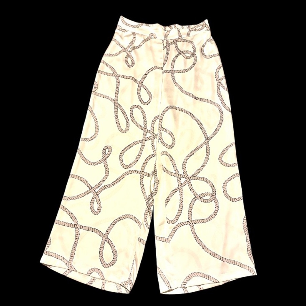 Joie Women’s Satin Wide Leg Pants Size L - Picture 4 of 8